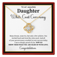 White Coat Ceremony Gift For Daughter Necklace With Gift Box