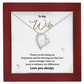 Love Grows Stronger Wife Necklace from Husband Anniversary Gift