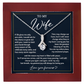 To My Wife Necklace from Husband Anniversary Gift for Wife