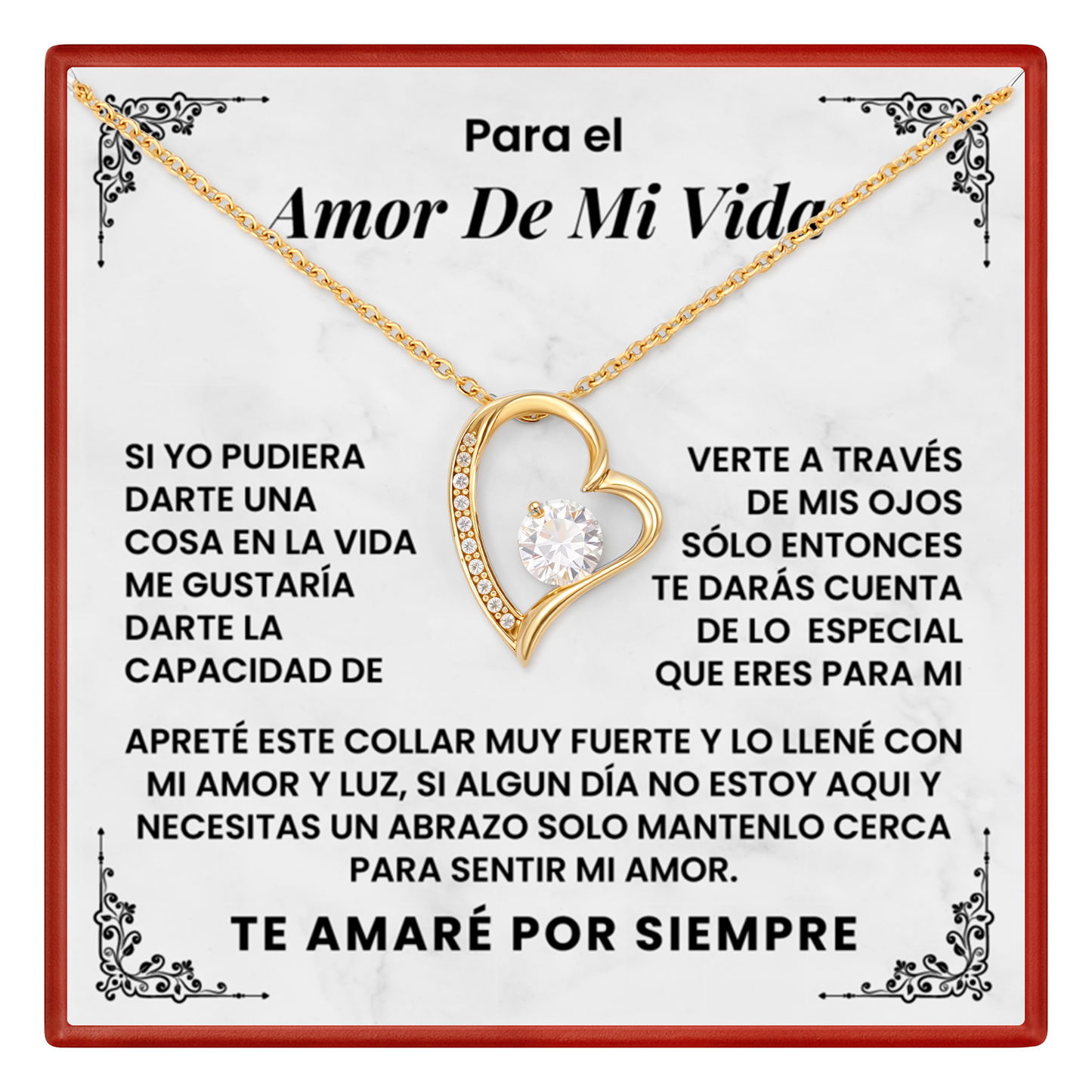 Para el Amor De Mi vida Necklace Gift For Her