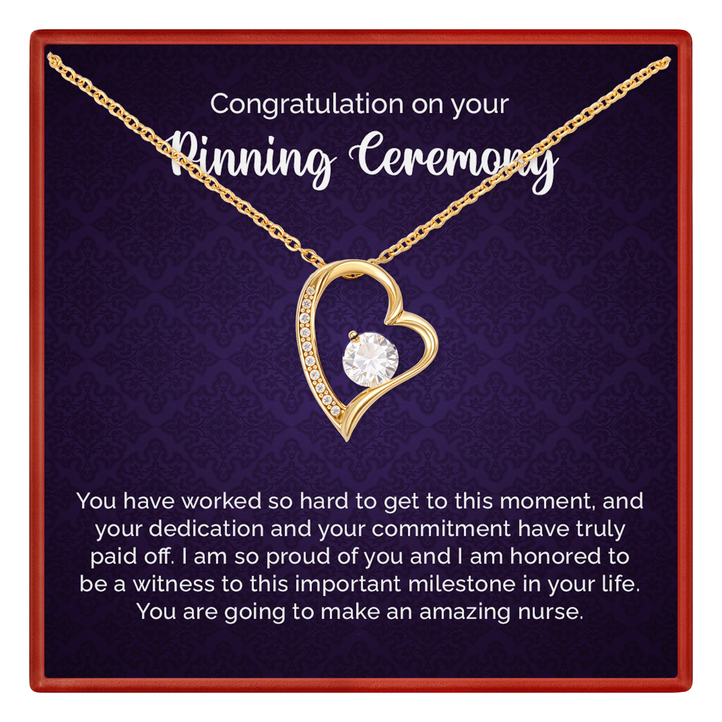 Pinning Ceremony Gift Necklace For New Nurse With Gift Box