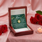 To My Loving Mom Forever Love Necklace, Meaningful Gift for Mother with Message Card