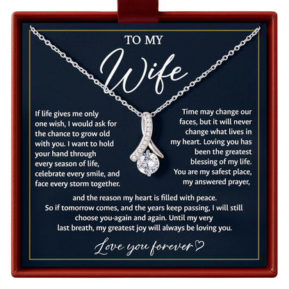 to my wife necklace gift