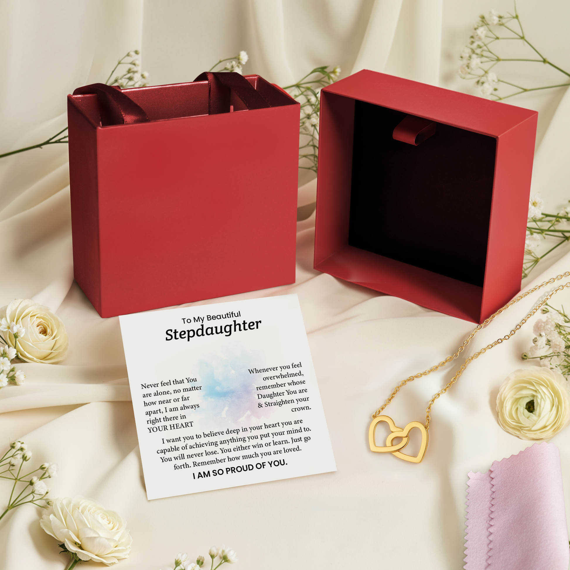 Stepdaughter Necklace Graduation Gift from Stepparent