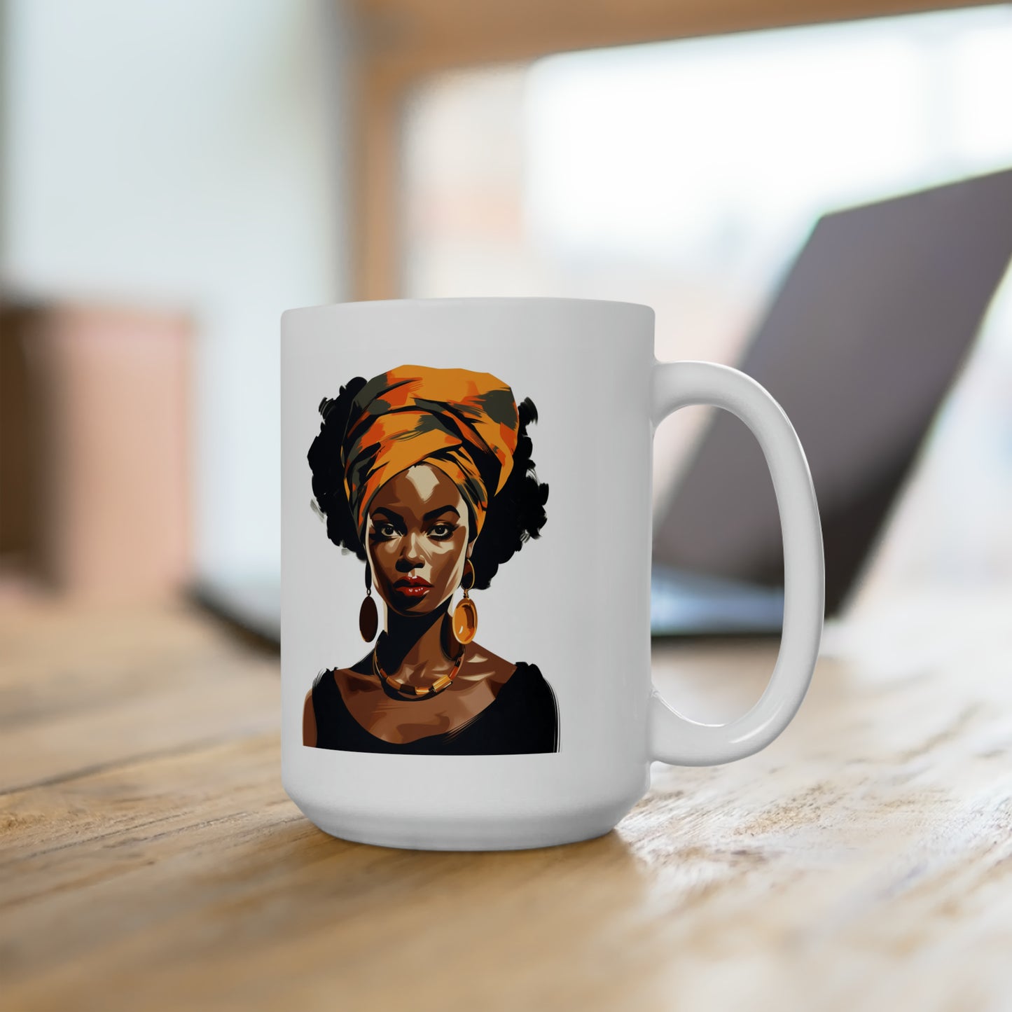 African women white Mug 15oz