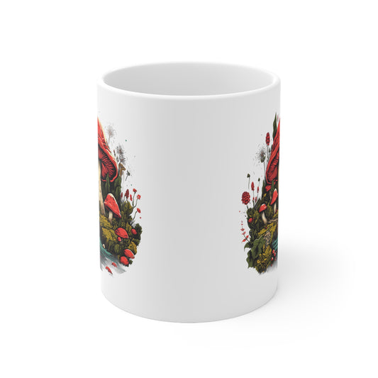 Aesthetic Goblincore White Mug 11oz