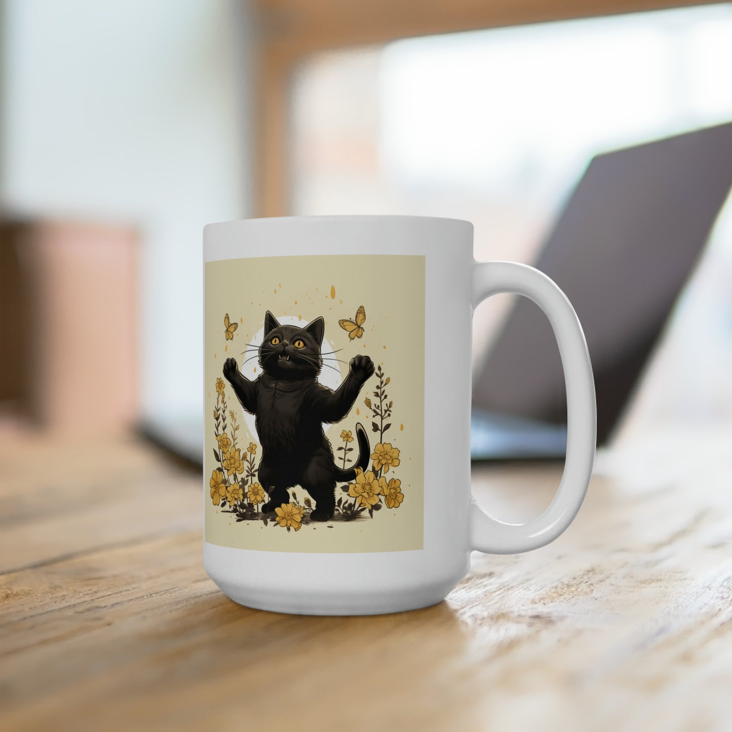 Aesthetic Cute White Mug 15oz