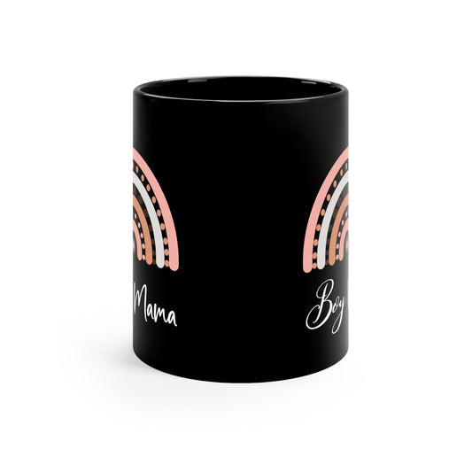 Boy mama Black Mug 11oz