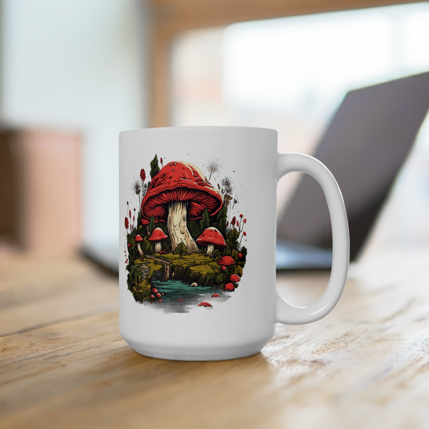 Aesthetic Goblincore White Mug 15oz