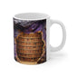 3D Bookshelf Ceramic white Mug 11oz