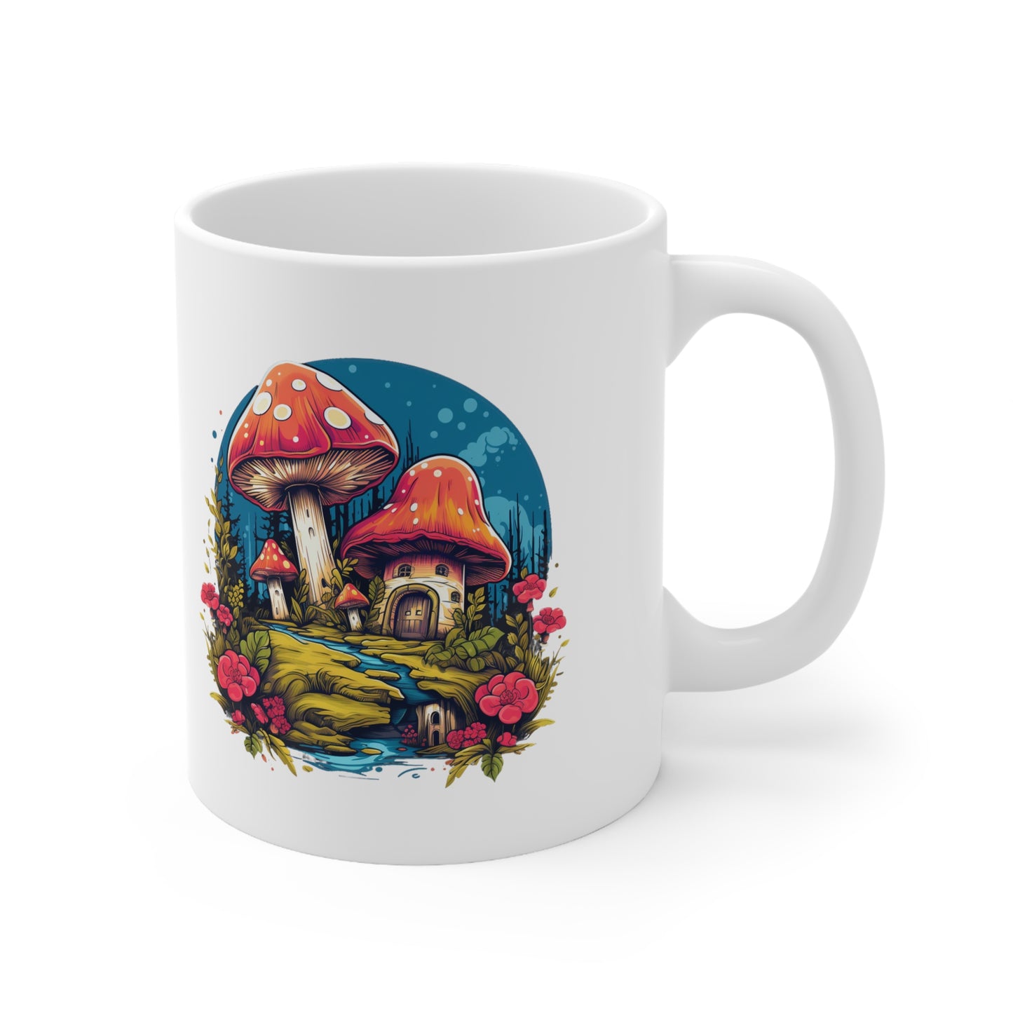 Aesthetic Goblincore White Mug 11oz