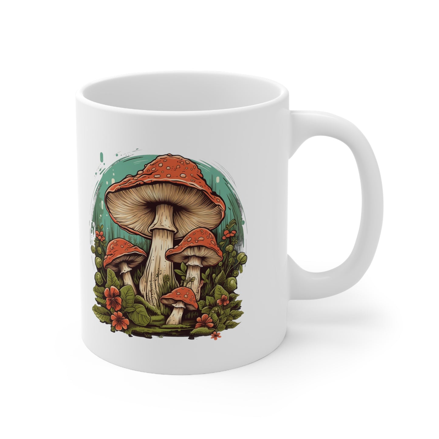 Aesthetic Goblincore White Mug 11oz