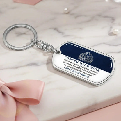 Gift From Mom & Dad – A Keychain That Says “We Love You”