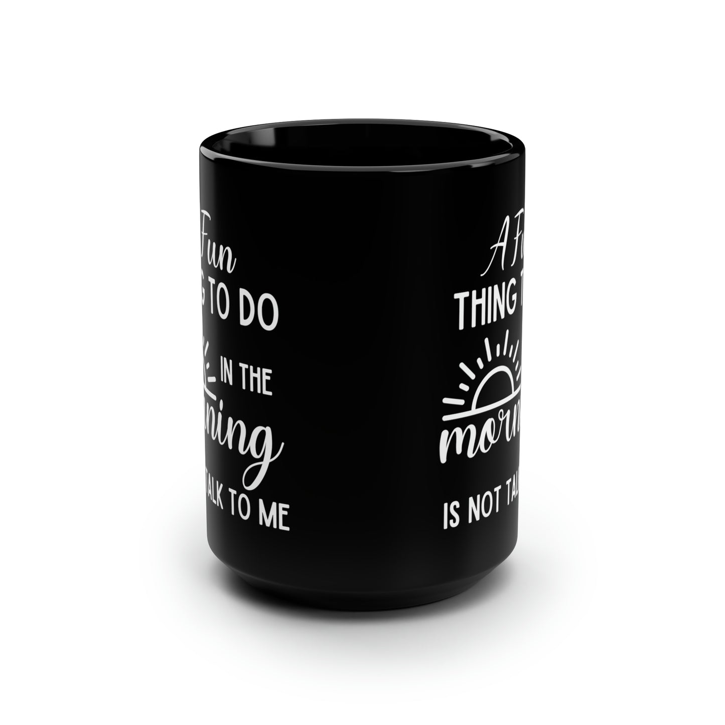 A Fun Black 15oz Mug