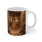 3d book white Mug 11oz