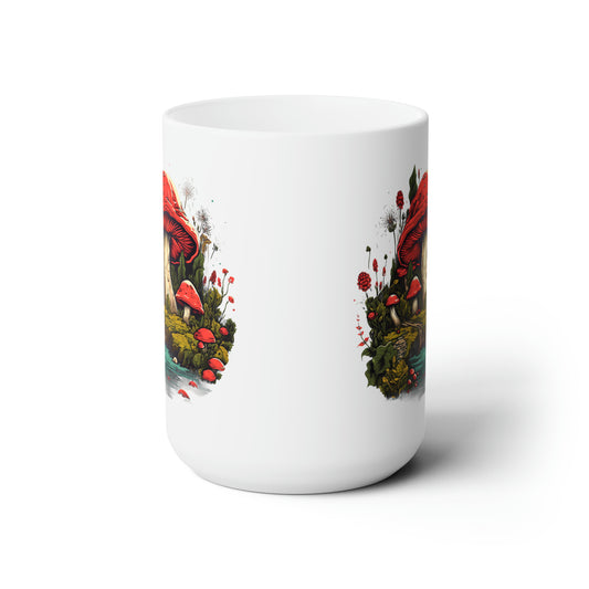 Aesthetic Goblincore White Mug 15oz