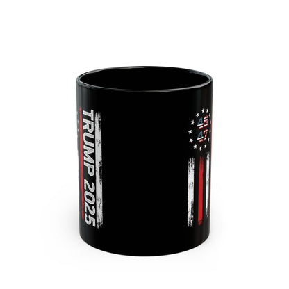2025 trump 45-47, Black Mug (11oz, 15oz)
