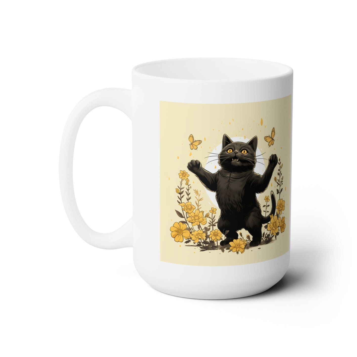Aesthetic Cute White Mug 15oz