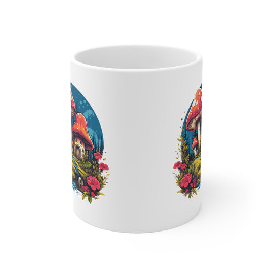 Aesthetic Goblincore White Mug 11oz