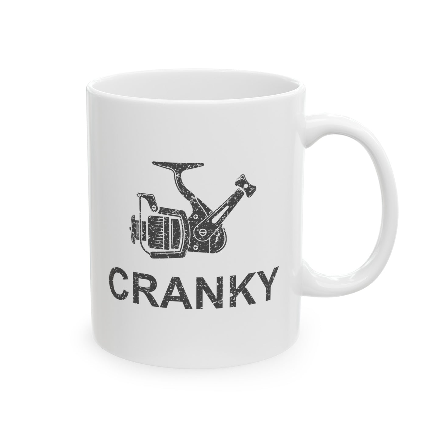 cranky fishing Ceramic Mug, (11oz, 15oz)