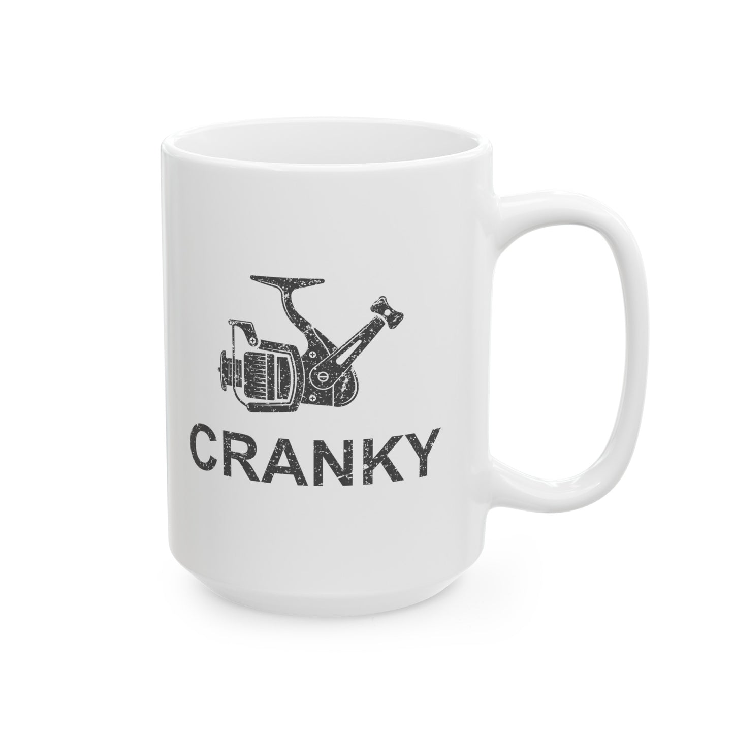 cranky fishing Ceramic Mug, (11oz, 15oz)