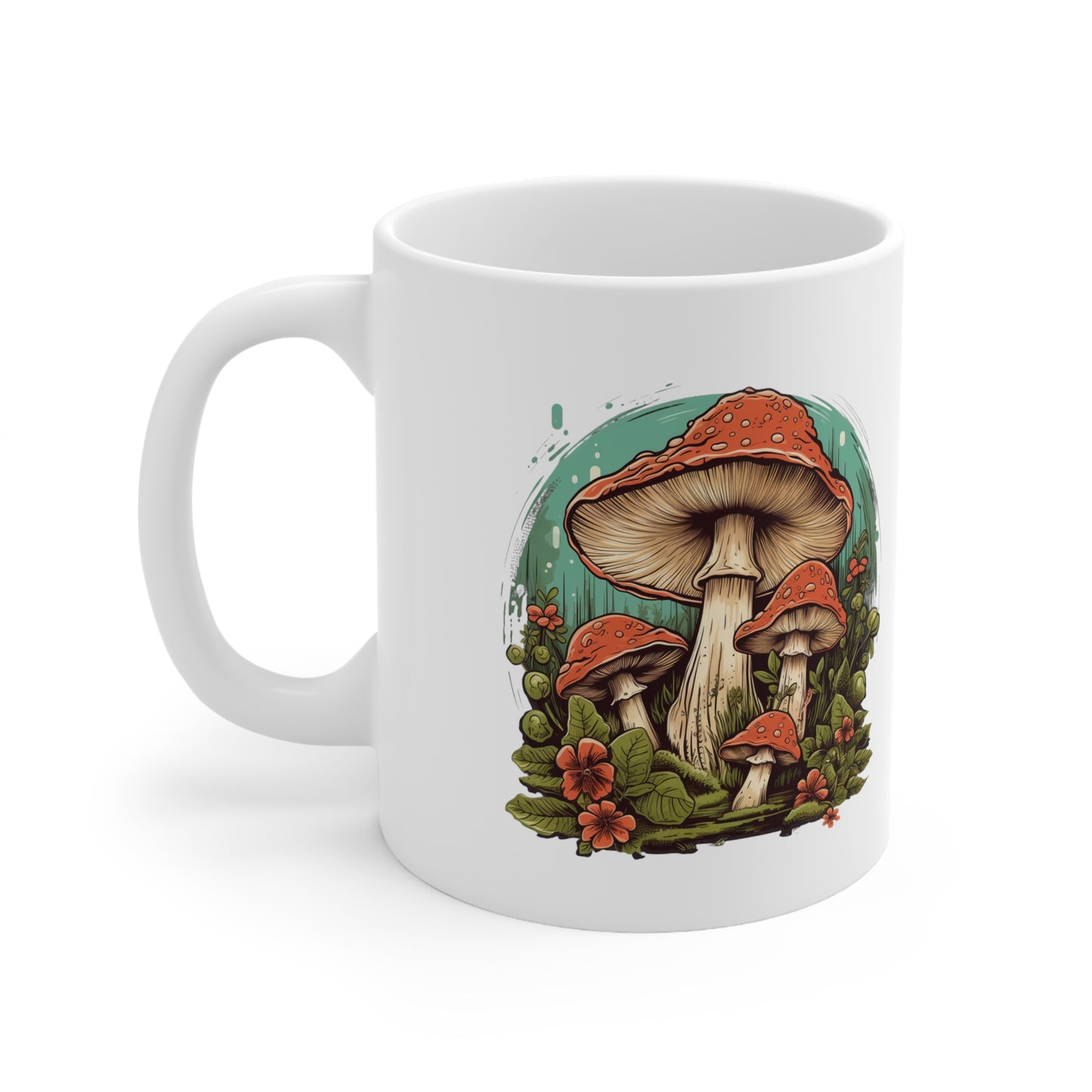 Aesthetic Goblincore White Mug 11oz