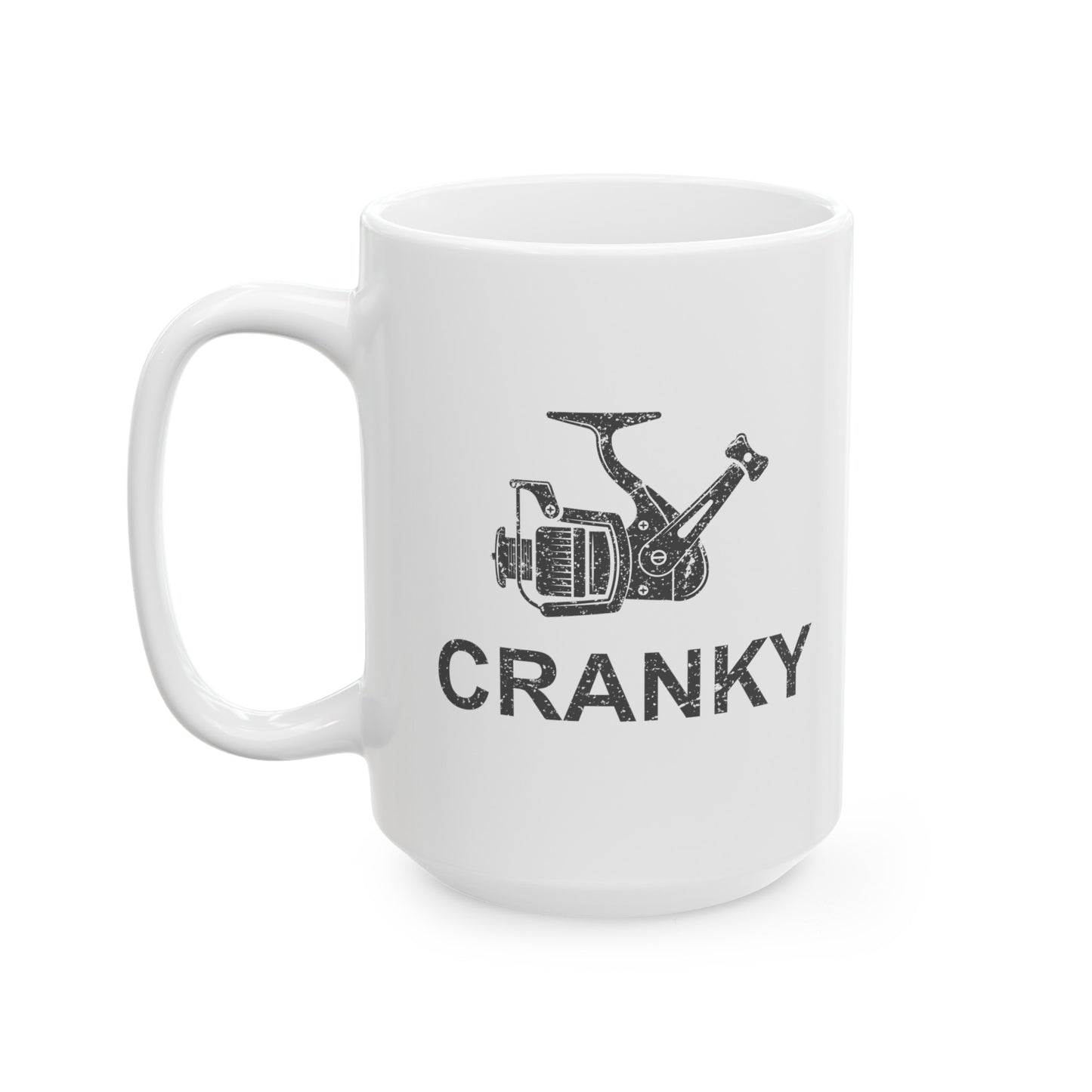 cranky fishing Ceramic Mug, (11oz, 15oz)