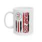 2025 trump 45-47 white, Mug, (11oz, 15oz)
