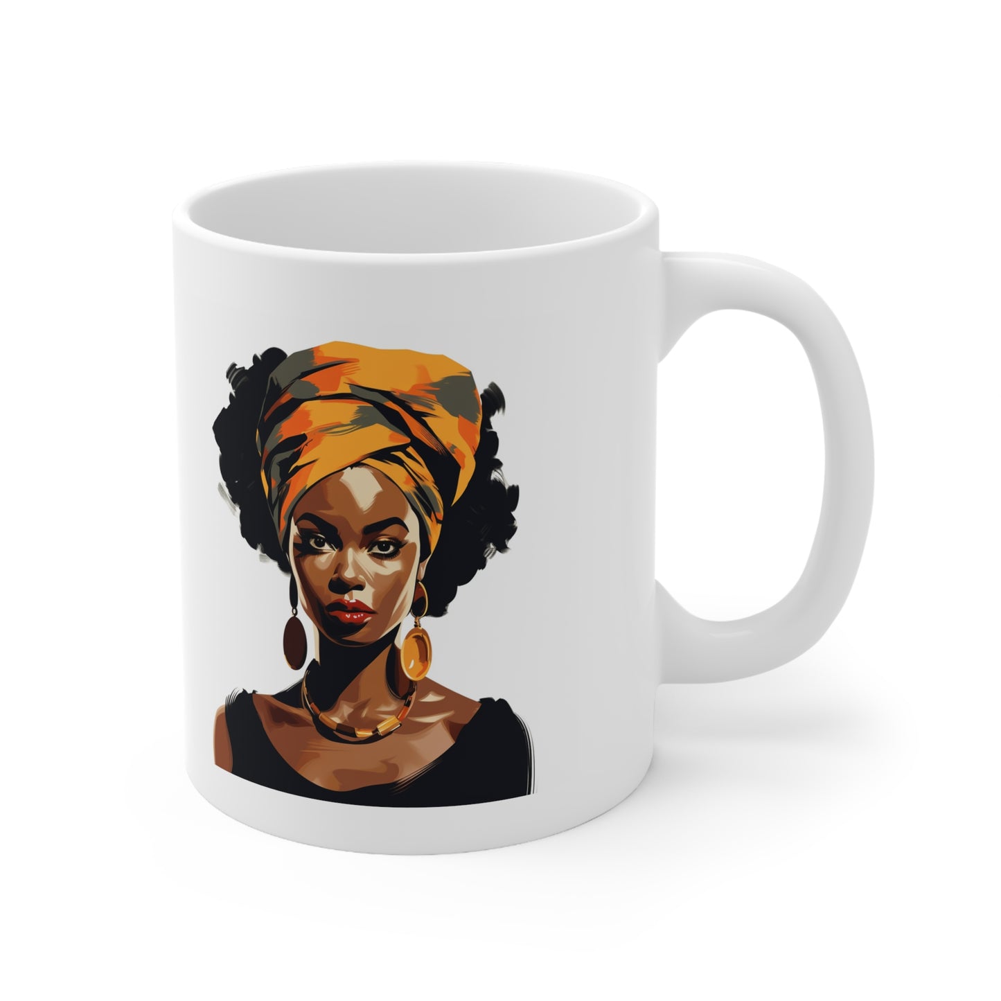 African women white Mug 11oz