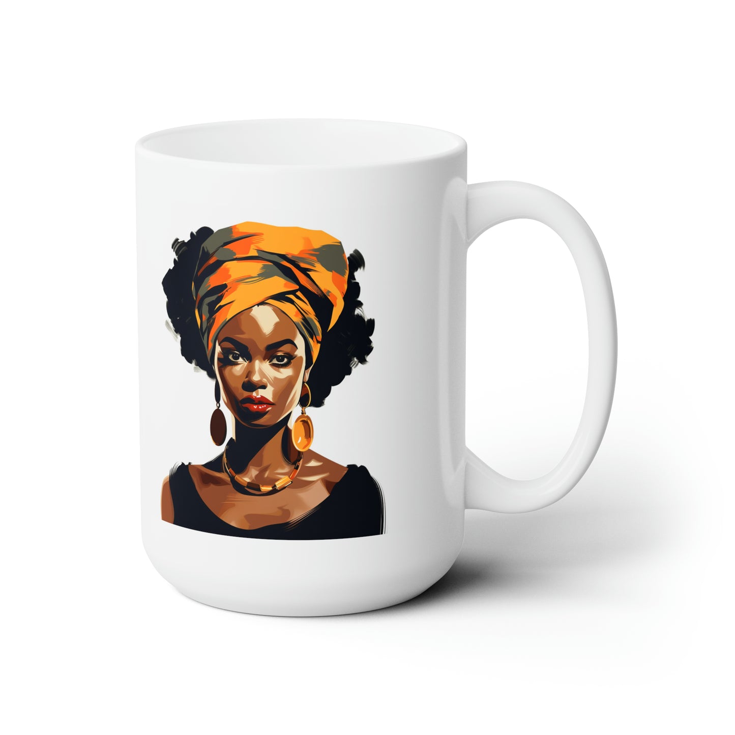 African women white Mug 15oz