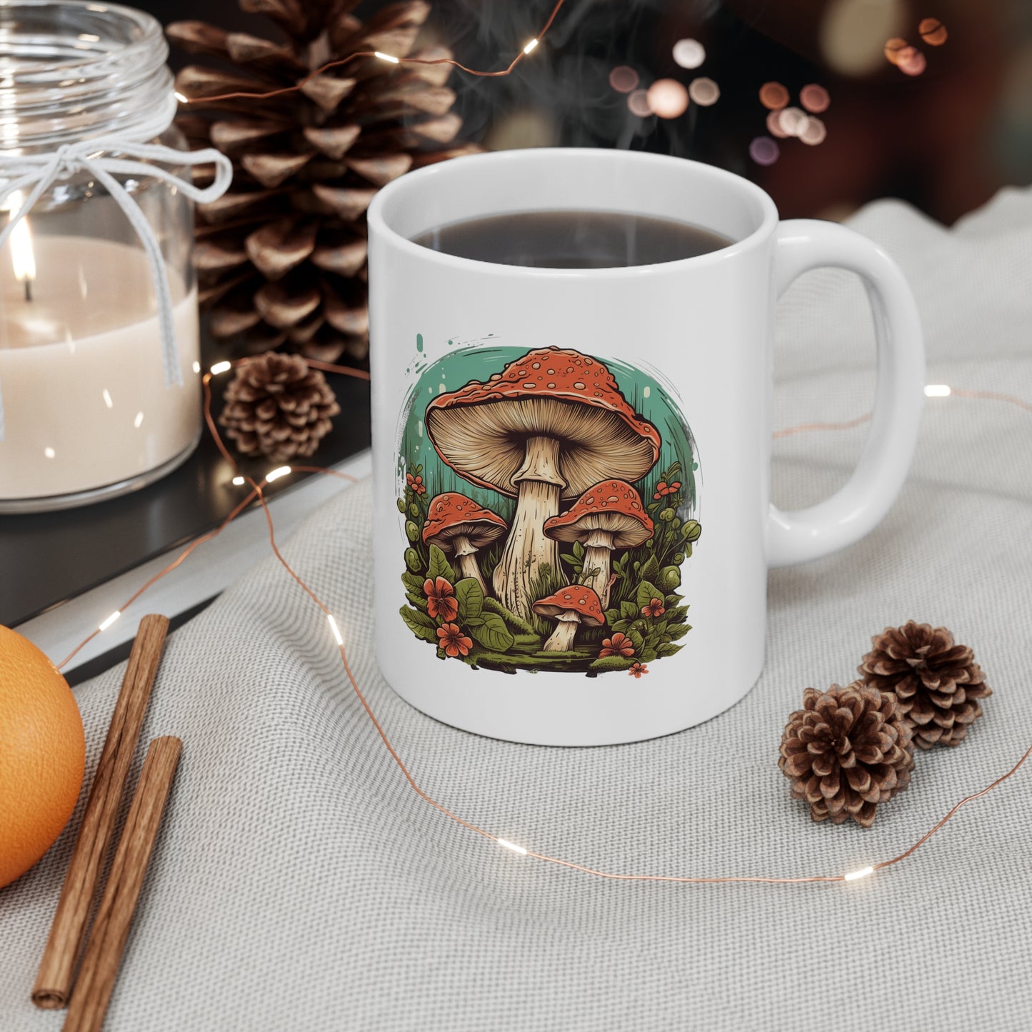 Aesthetic Goblincore White Mug 11oz