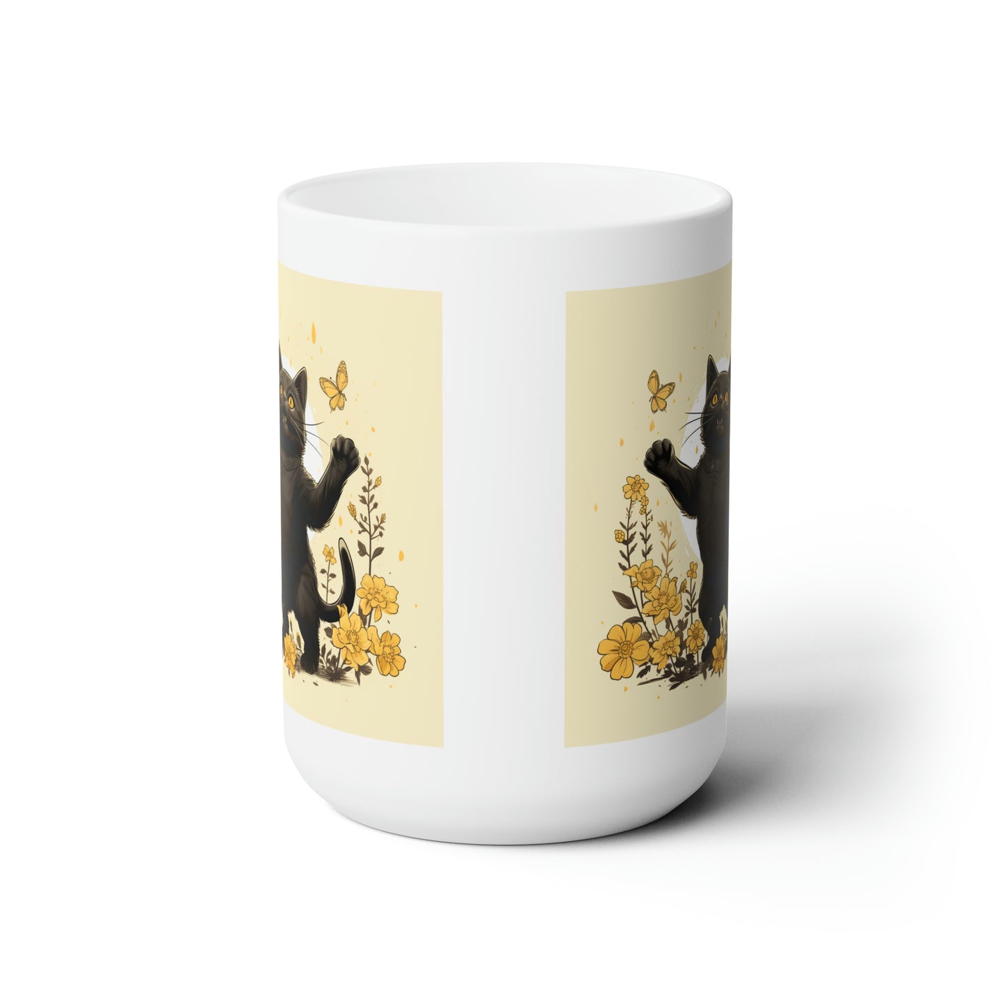 Aesthetic Cute White Mug 15oz