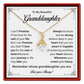 Granddaughter Necklace Gift - Birthday, Graduation & Christmas Keepsake