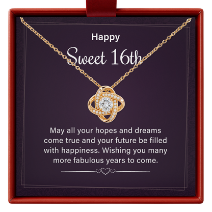 Sweet 16 Necklace for Her
