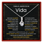 Para el Amor de Mi Vida. Eres mas valiente De lo que pareces, Necklace Gift For Her.