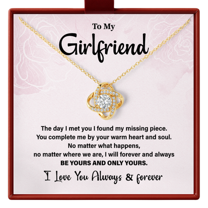 Girlfriend Necklace from Boyfriend Anniversary Gift