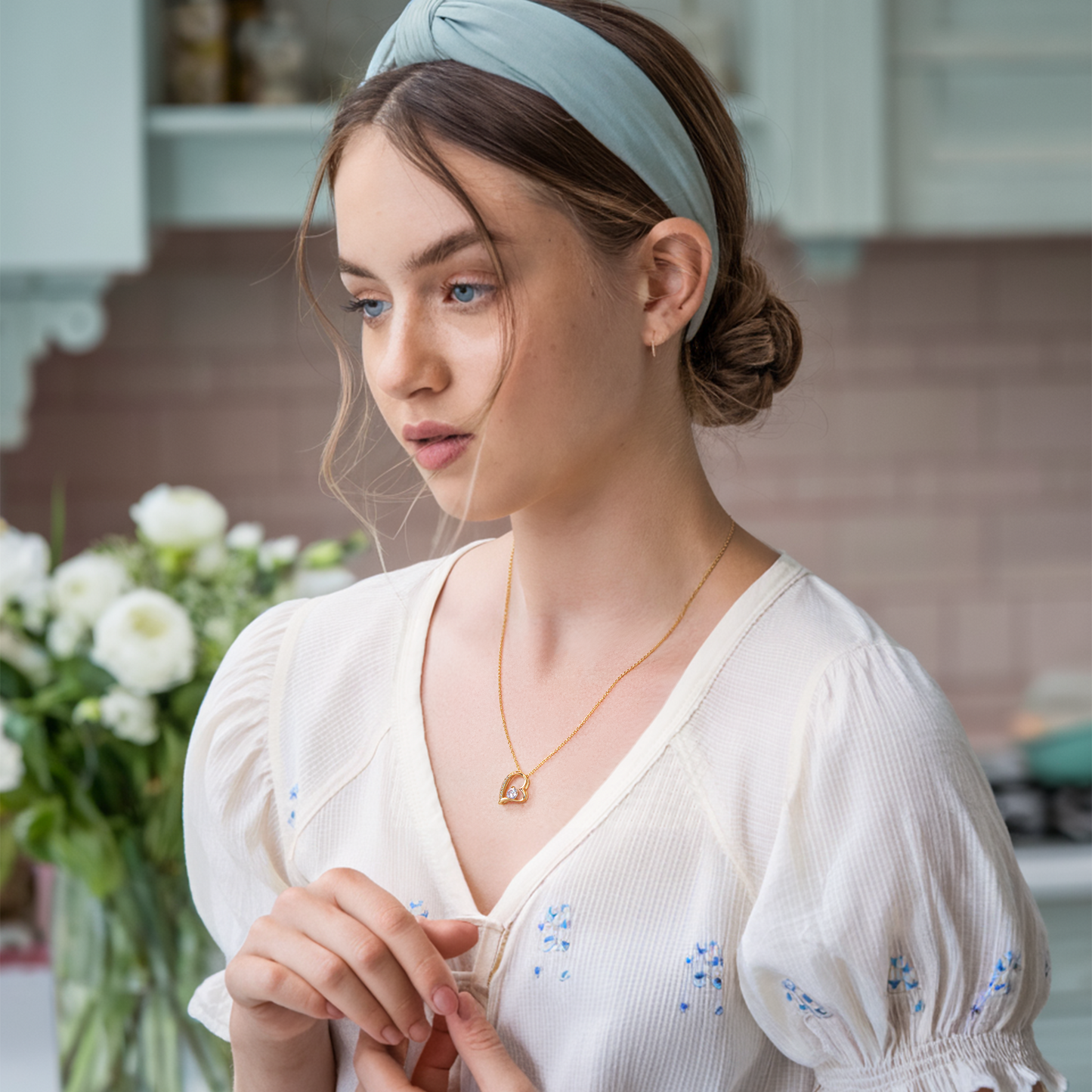 To My Beautiful Granddaughter Necklace - Birthday, Graduation & Christmas Gift