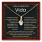 Para el Amor de Mi Vida. Eres mas valiente De lo que pareces, Necklace Gift For Her.