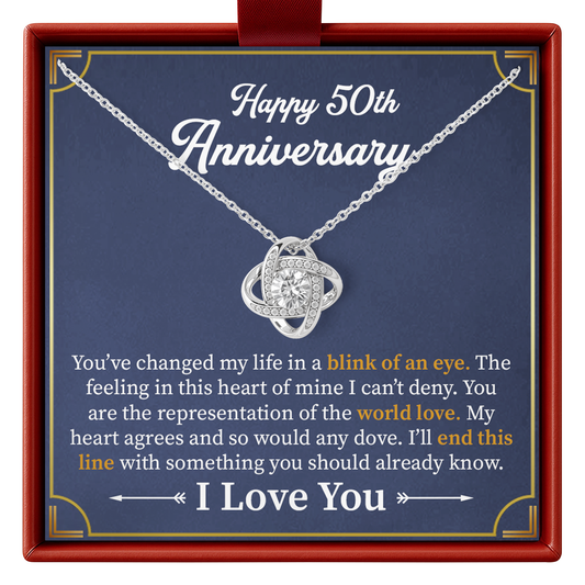 Happy 50th Anniversary! Your Presence Has Enriched My Life