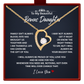 Bonus Daughter Necklace Gift, Sentimental Family Jewelry