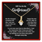 Girlfriend Proposal Wishbone Necklace