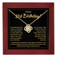 21st Birthday Necklace for Her