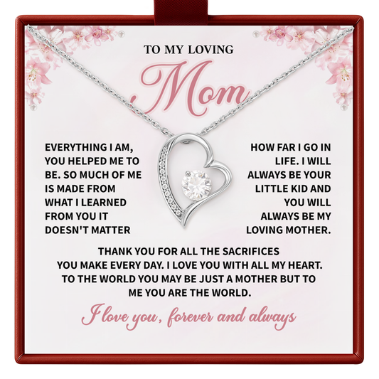 Mom Necklace Gift from Daughter Mother Appreciation Jewelry