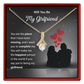 Will You Be My Girlfriend Necklace - Romantic Proposal Gift for Her