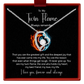 Twin Flame Heart Necklace - Romantic Gift for Soulmate, Birthday & Anniversary