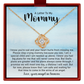 In Loving Memory Gift for Bereaved Mother Angel in Heaven Sympathy Keepsake