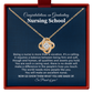 Nursing School Graduation Necklace Gift With Amazing Box
