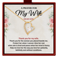 A Prayer for My Wife Necklace Christian Gift from Husband