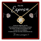 Para Mi Esposa Necklace Spanish Anniversary Gift for Wife