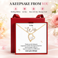 Love Grows Stronger Wife Necklace from Husband Anniversary Gift